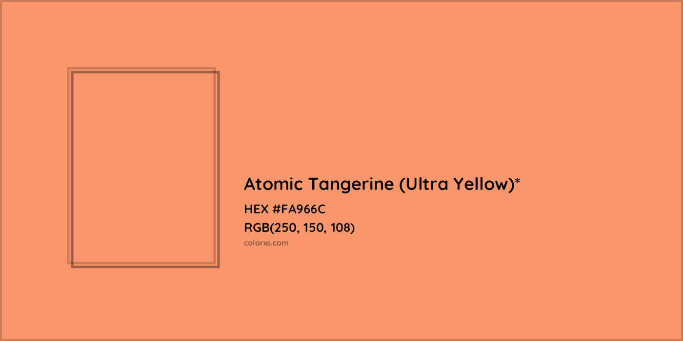 HEX #FA966C Color Name, Color Code, Palettes, Similar Paints, Images