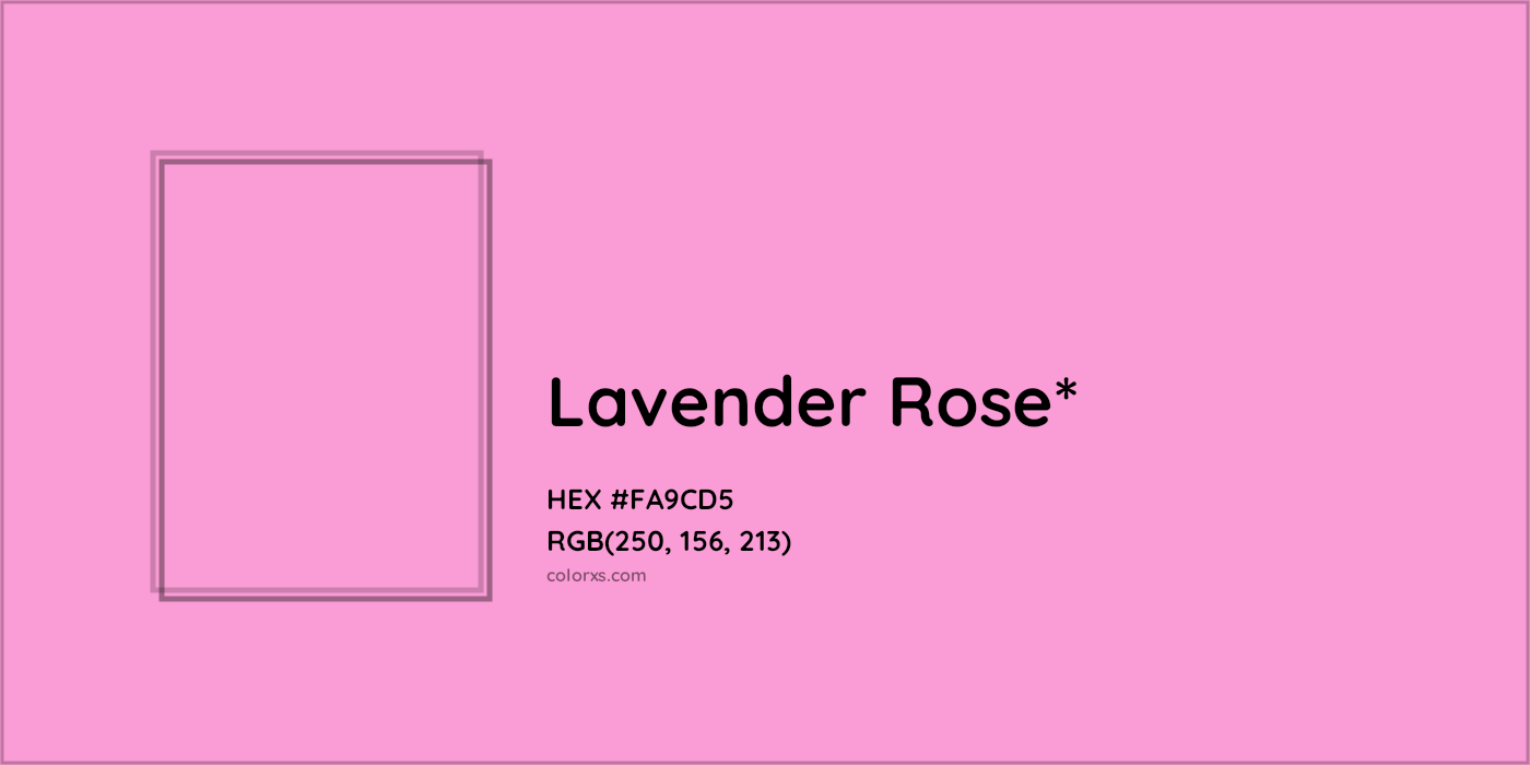 HEX #FA9CD5 Color Name, Color Code, Palettes, Similar Paints, Images