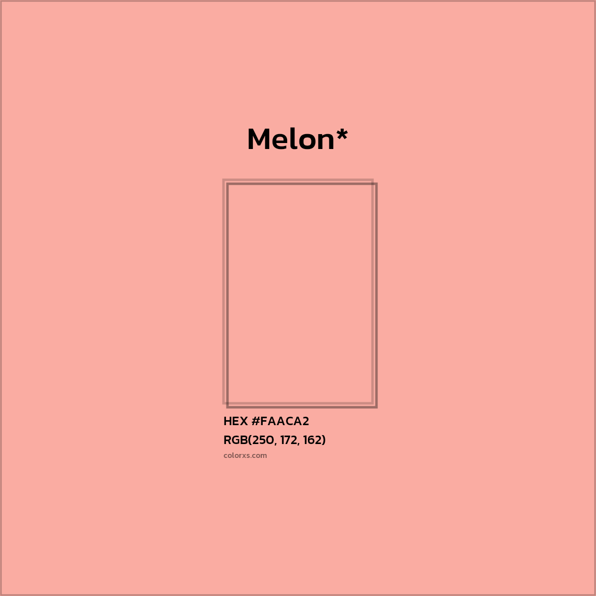 HEX #FAACA2 Color Name, Color Code, Palettes, Similar Paints, Images