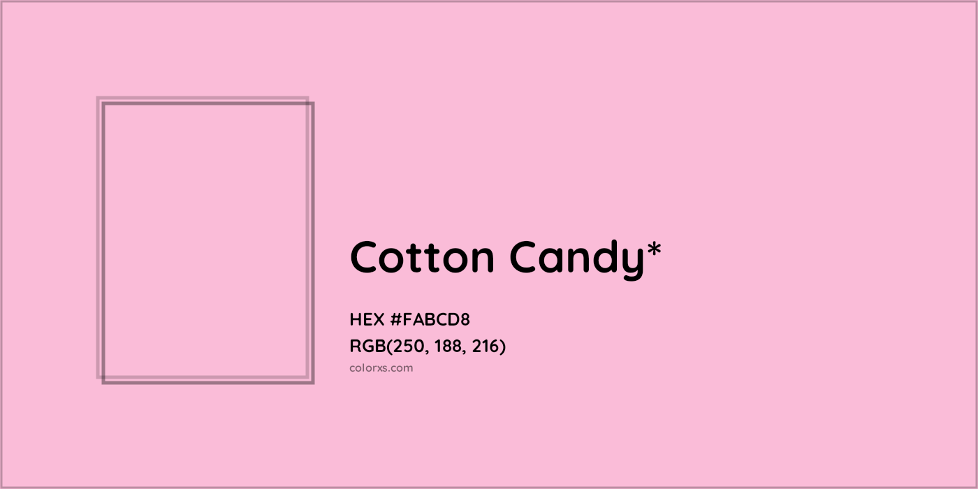 HEX #FABCD8 Color Name, Color Code, Palettes, Similar Paints, Images