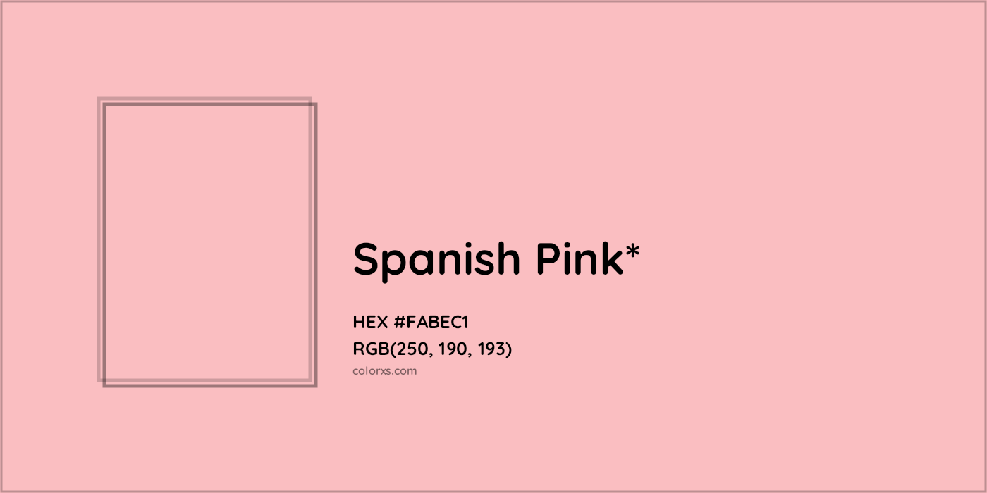 HEX #FABEC1 Color Name, Color Code, Palettes, Similar Paints, Images