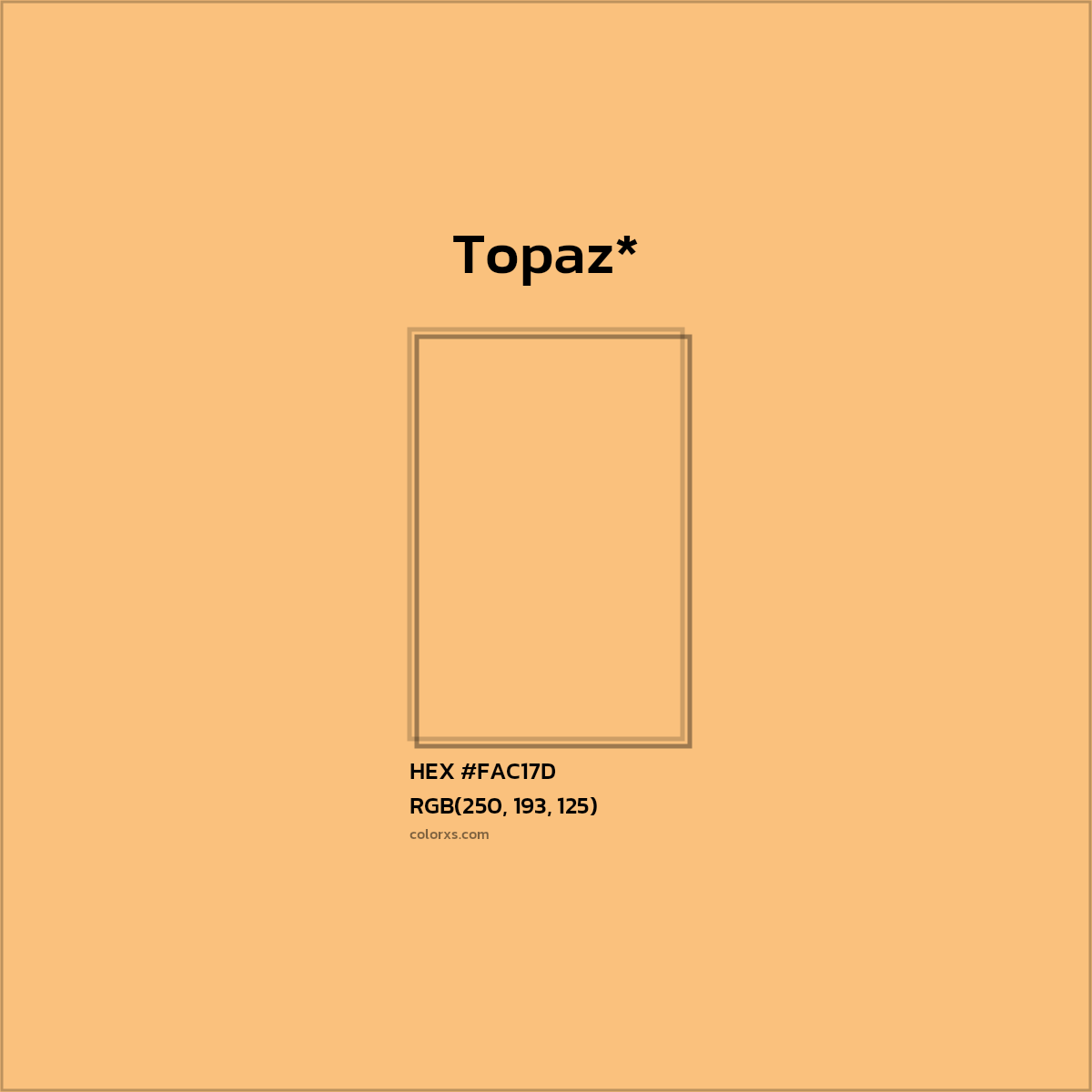 HEX #FAC17D Color Name, Color Code, Palettes, Similar Paints, Images