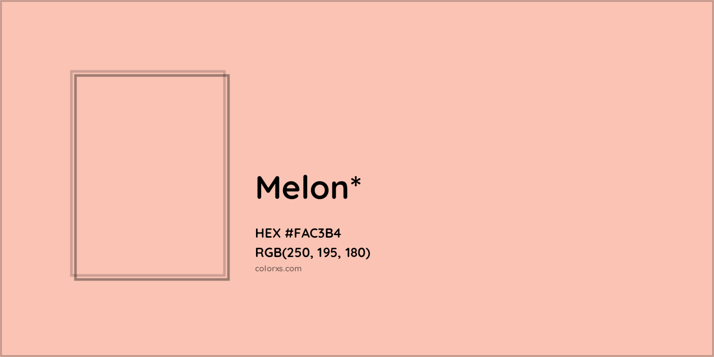 HEX #FAC3B4 Color Name, Color Code, Palettes, Similar Paints, Images