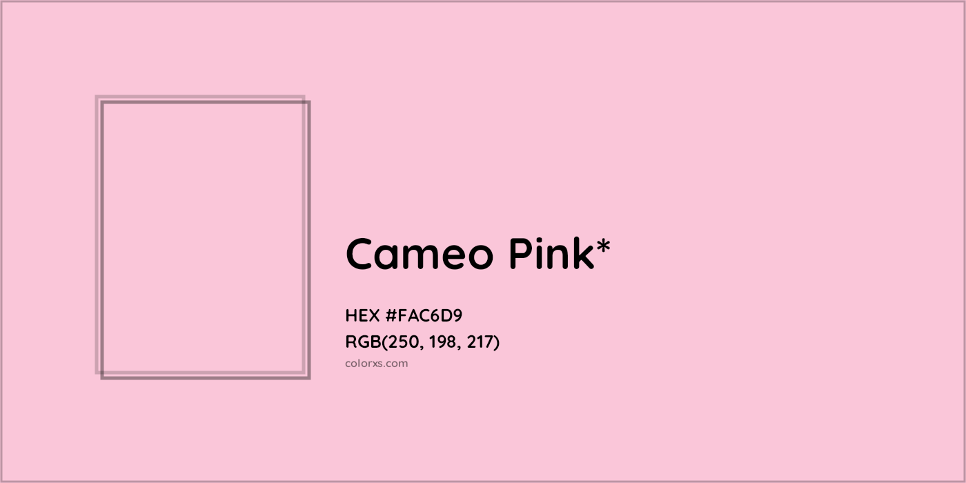 HEX #FAC6D9 Color Name, Color Code, Palettes, Similar Paints, Images