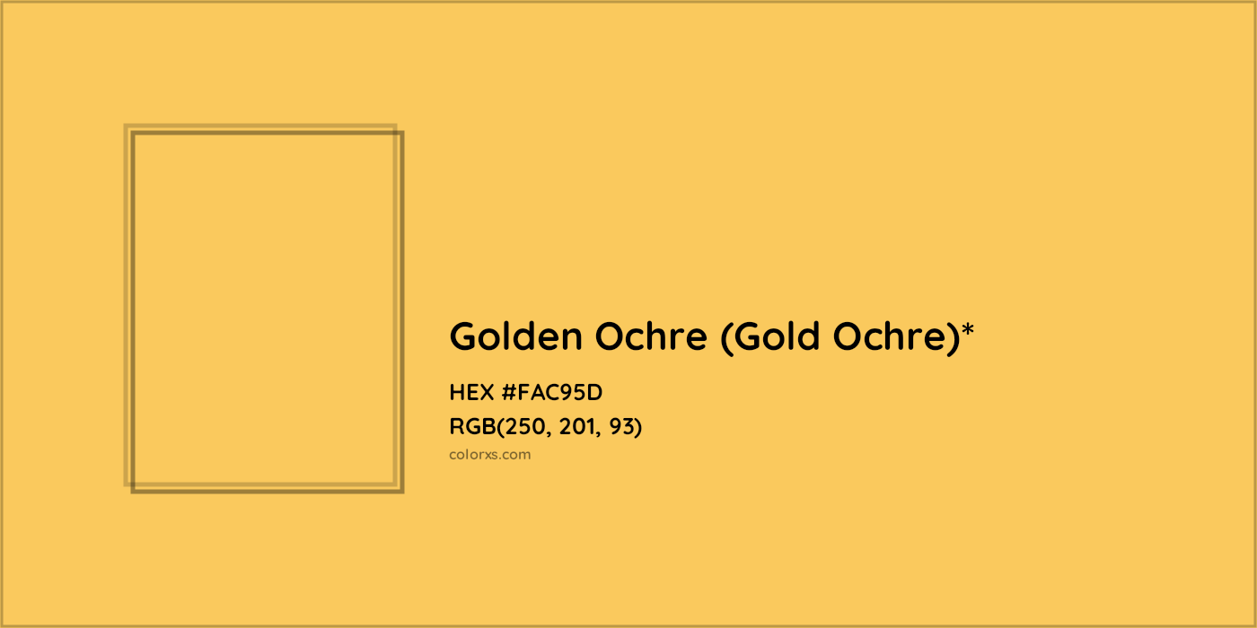 HEX #FAC95D Color Name, Color Code, Palettes, Similar Paints, Images