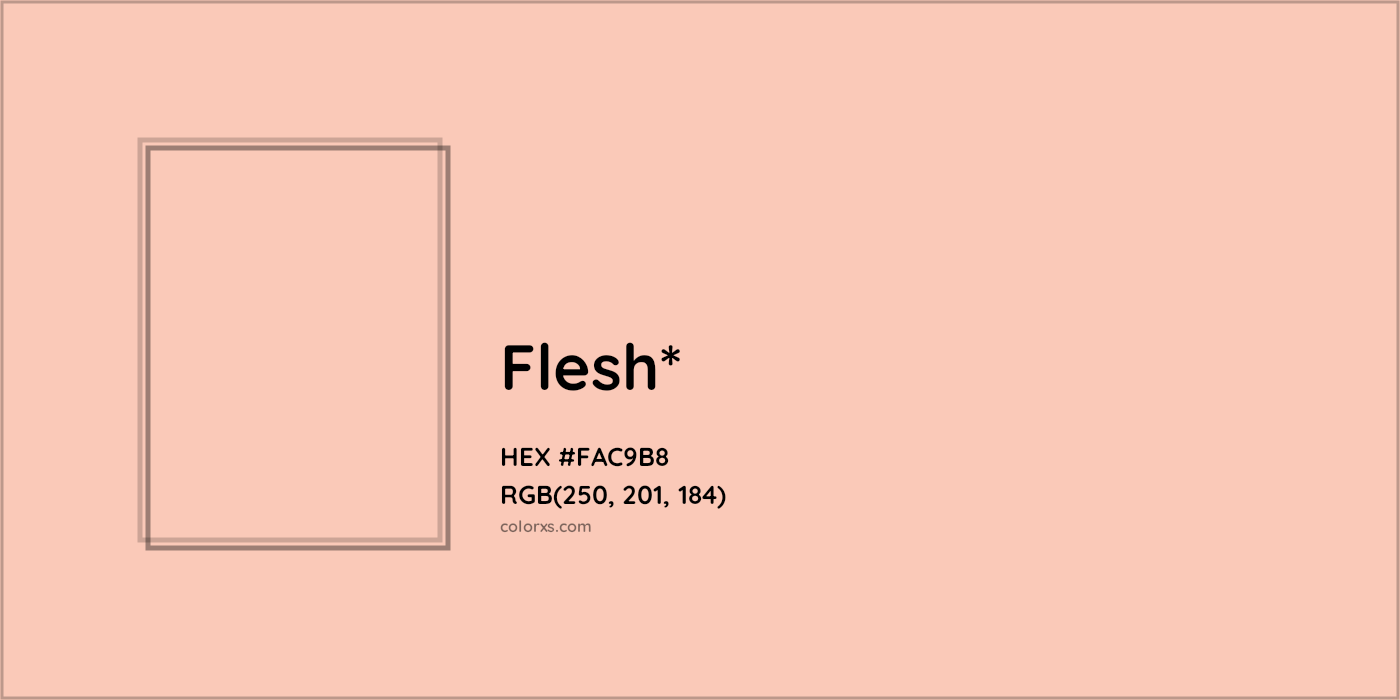 HEX #FAC9B8 Color Name, Color Code, Palettes, Similar Paints, Images