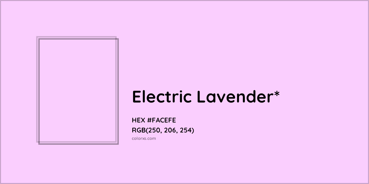 HEX #FACEFE Color Name, Color Code, Palettes, Similar Paints, Images