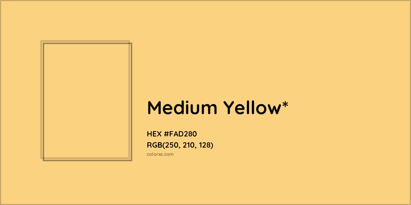 HEX #FAD280 Color Name, Color Code, Palettes, Similar Paints, Images