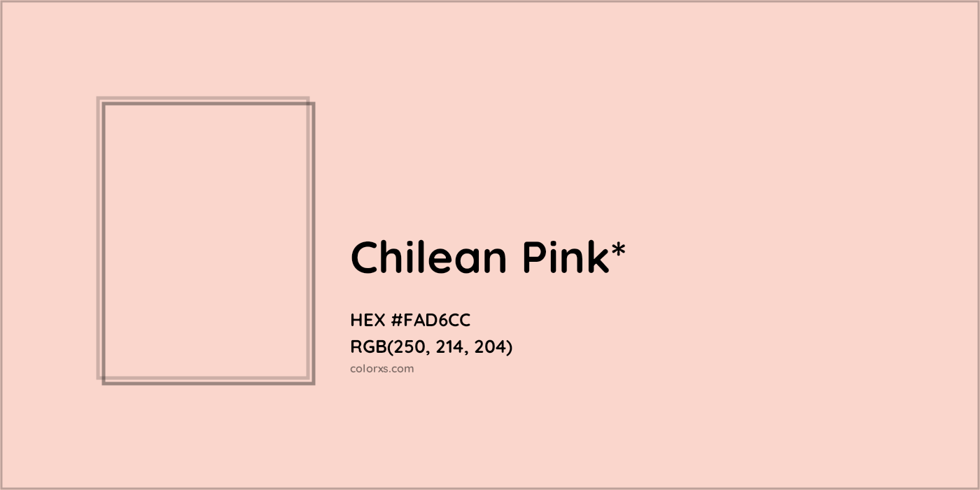 HEX #FAD6CC Color Name, Color Code, Palettes, Similar Paints, Images