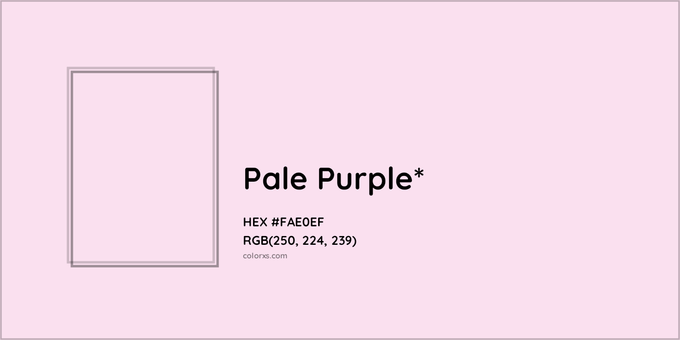 HEX #FAE0EF Color Name, Color Code, Palettes, Similar Paints, Images