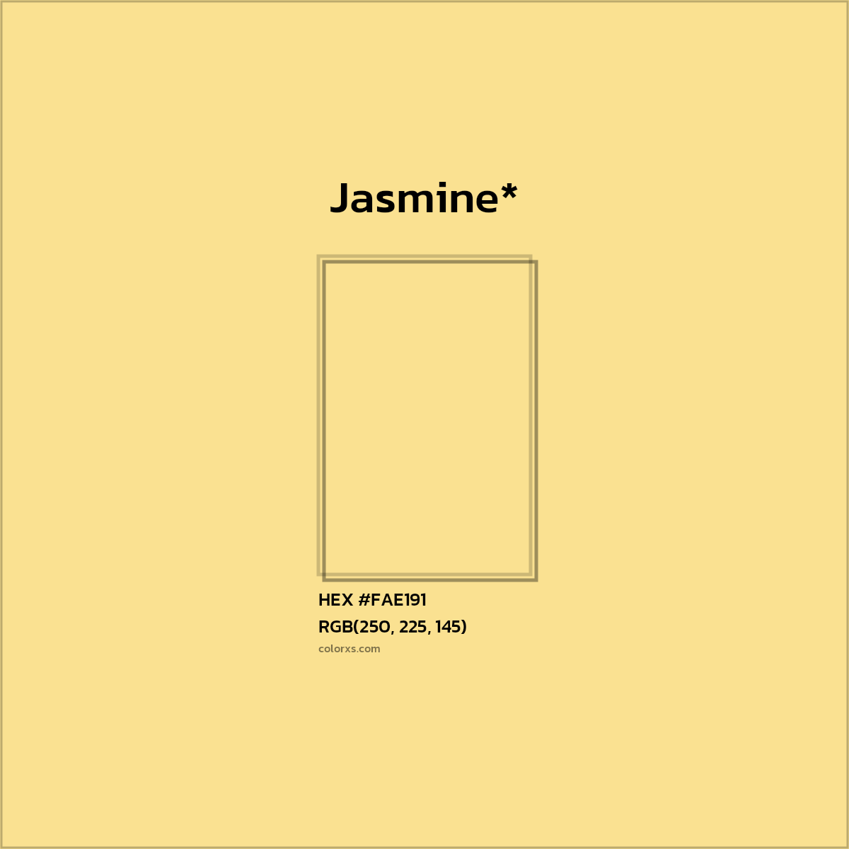 HEX #FAE191 Color Name, Color Code, Palettes, Similar Paints, Images