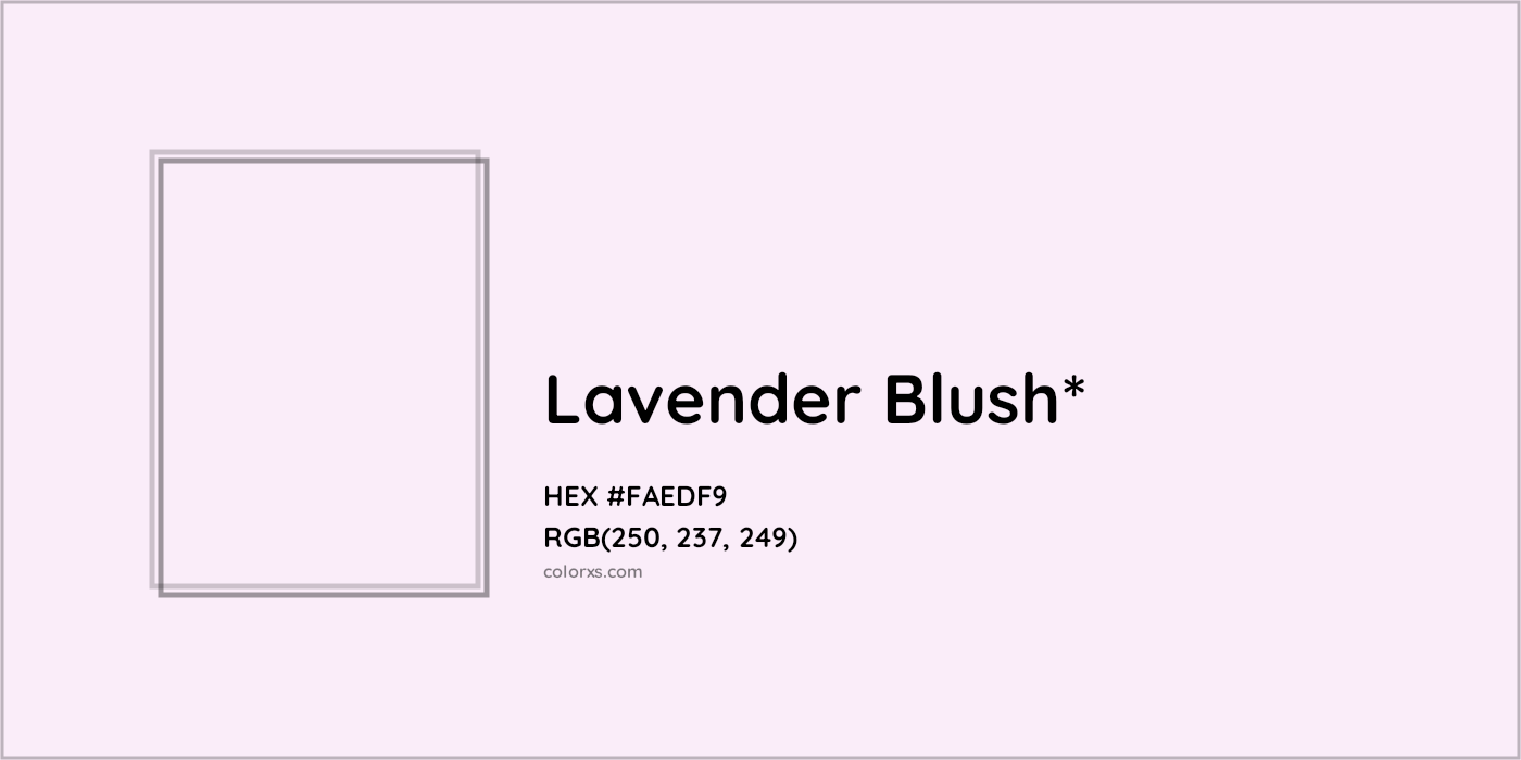 HEX #FAEDF9 Color Name, Color Code, Palettes, Similar Paints, Images
