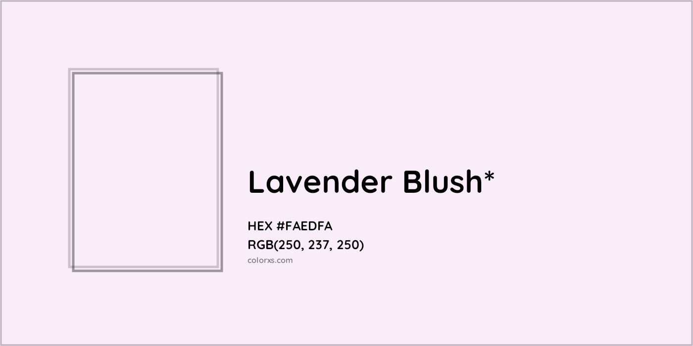 HEX #FAEDFA Color Name, Color Code, Palettes, Similar Paints, Images