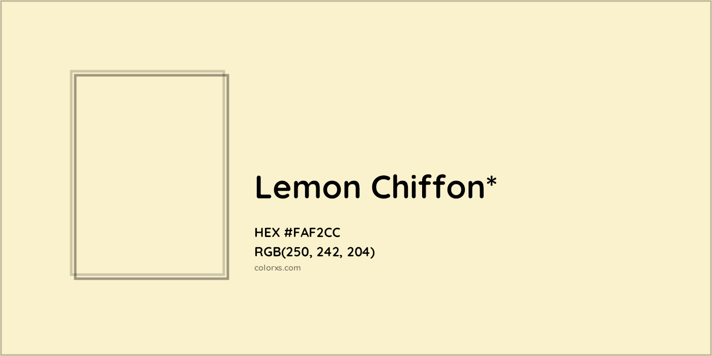 HEX #FAF2CC Color Name, Color Code, Palettes, Similar Paints, Images
