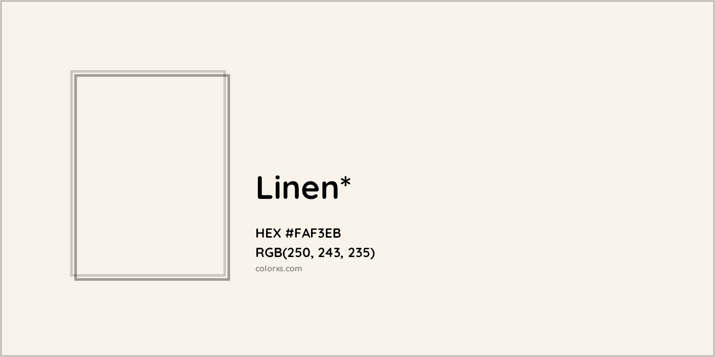 HEX #FAF3EB Color Name, Color Code, Palettes, Similar Paints, Images