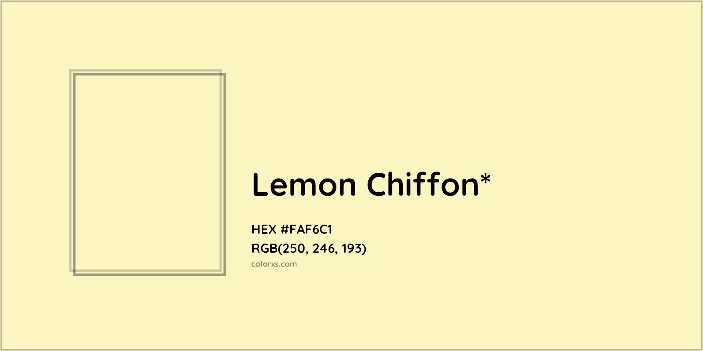 HEX #FAF6C1 Color Name, Color Code, Palettes, Similar Paints, Images
