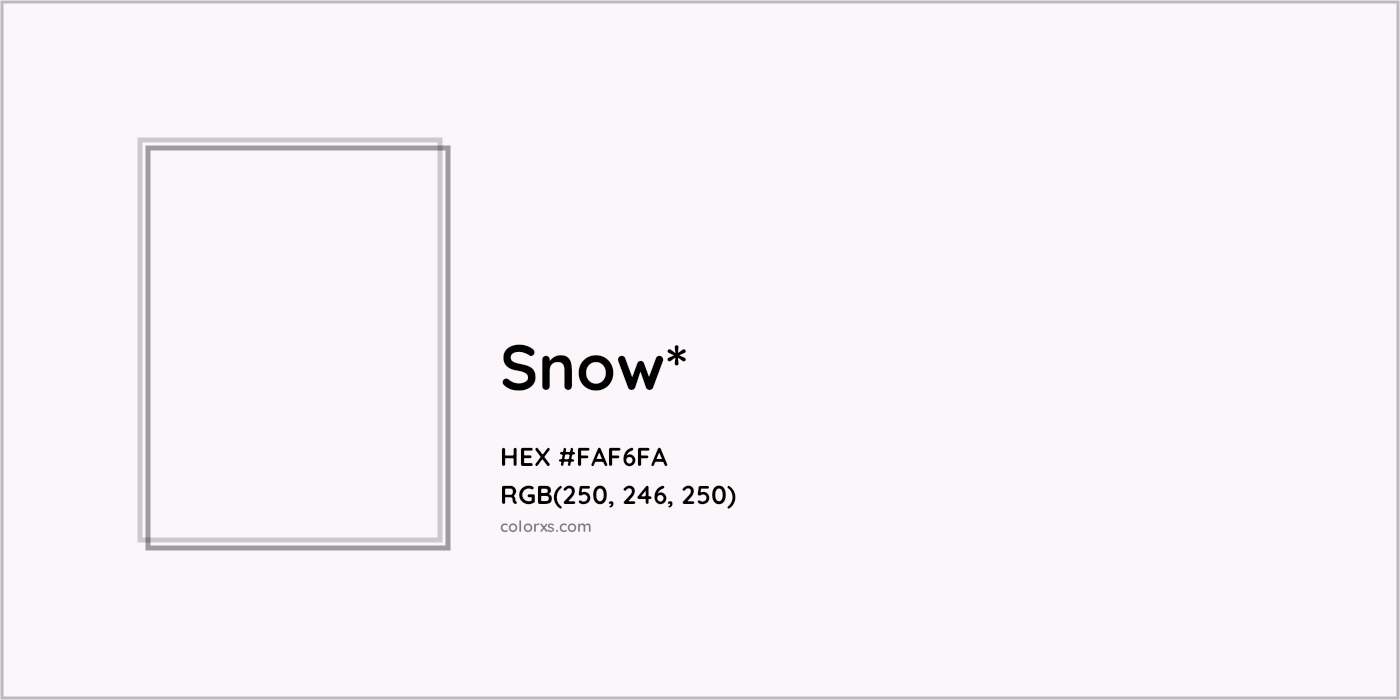 HEX #FAF6FA Color Name, Color Code, Palettes, Similar Paints, Images