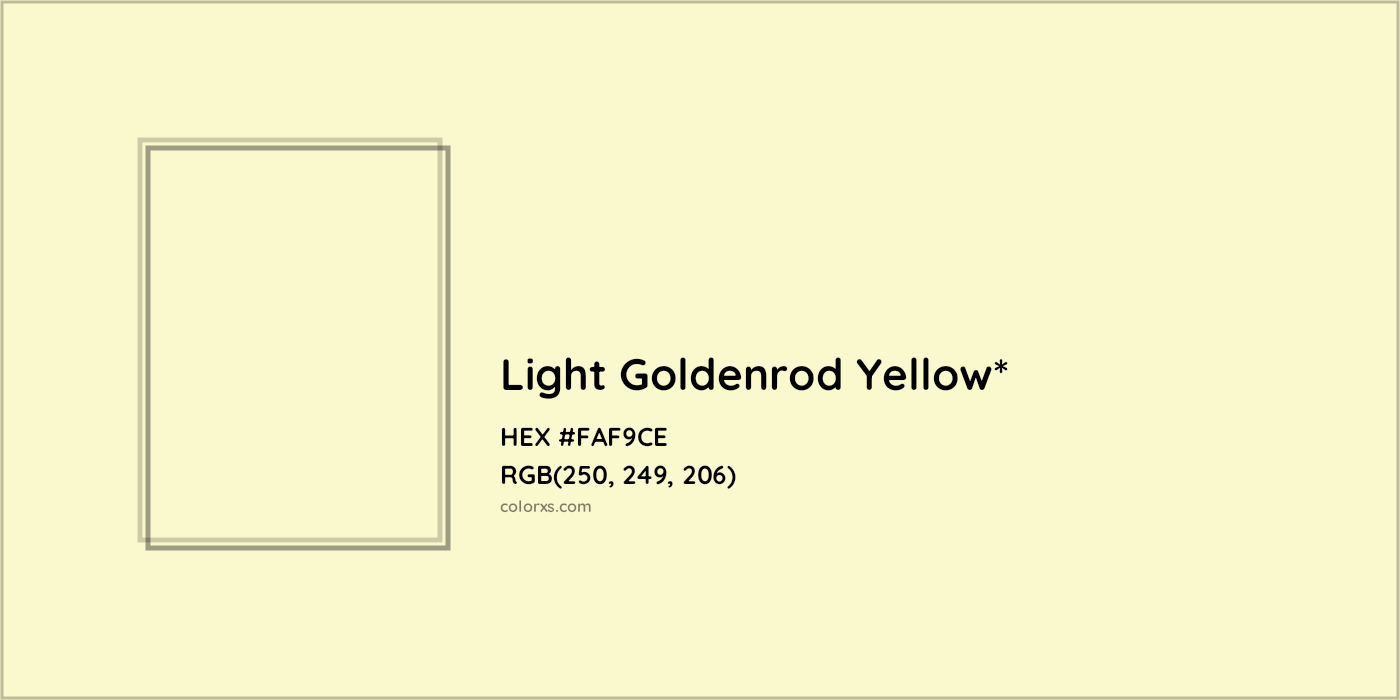 HEX #FAF9CE Color Name, Color Code, Palettes, Similar Paints, Images