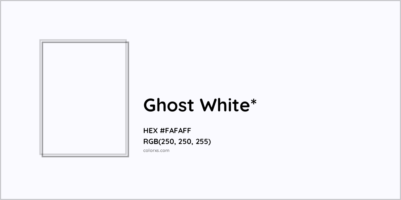 HEX #FAFAFF Color Name, Color Code, Palettes, Similar Paints, Images