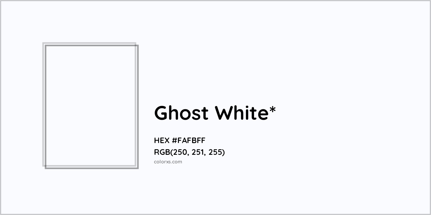 HEX #FAFBFF Color Name, Color Code, Palettes, Similar Paints, Images