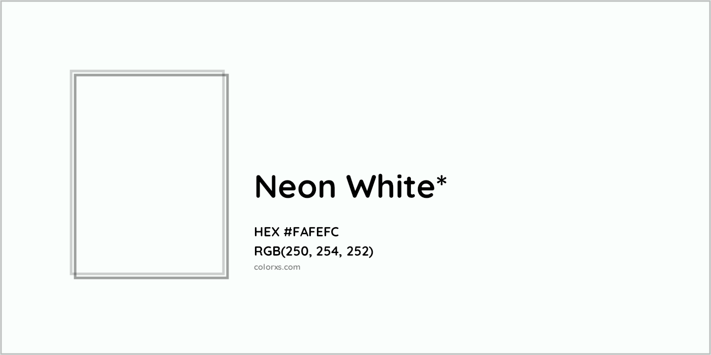 HEX #FAFEFC Color Name, Color Code, Palettes, Similar Paints, Images