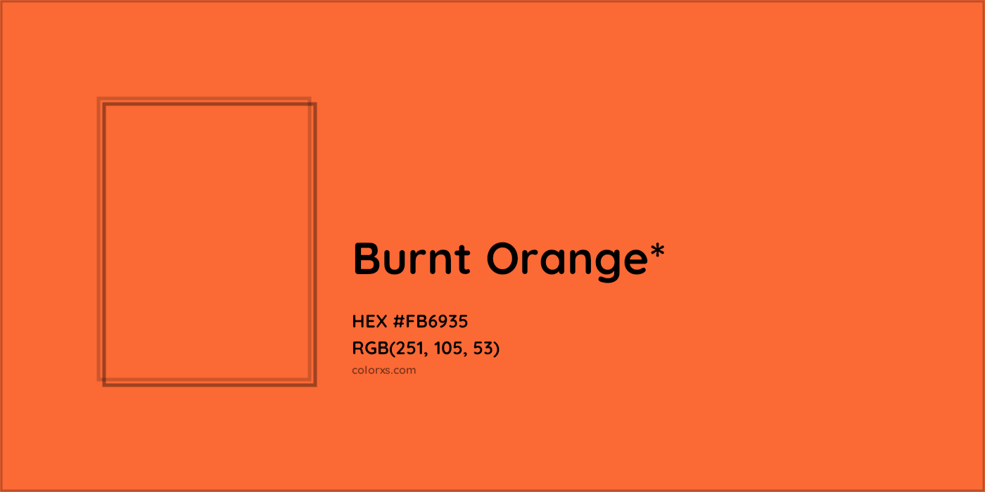 HEX #FB6935 Color Name, Color Code, Palettes, Similar Paints, Images