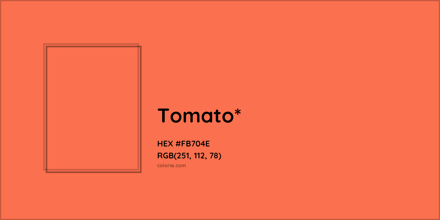 HEX #FB704E Color Name, Color Code, Palettes, Similar Paints, Images