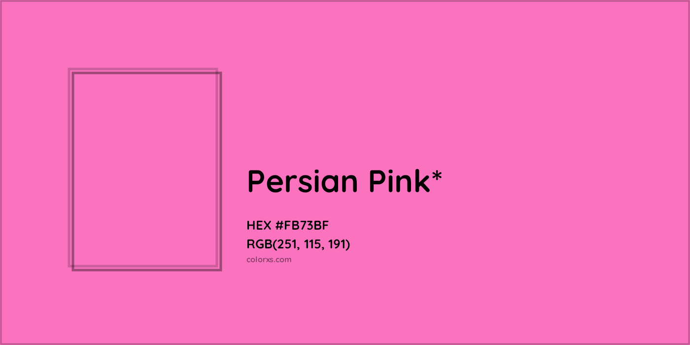 HEX #FB73BF Color Name, Color Code, Palettes, Similar Paints, Images