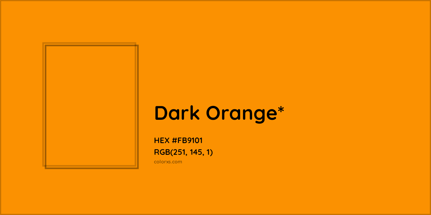 HEX #FB9101 Color Name, Color Code, Palettes, Similar Paints, Images
