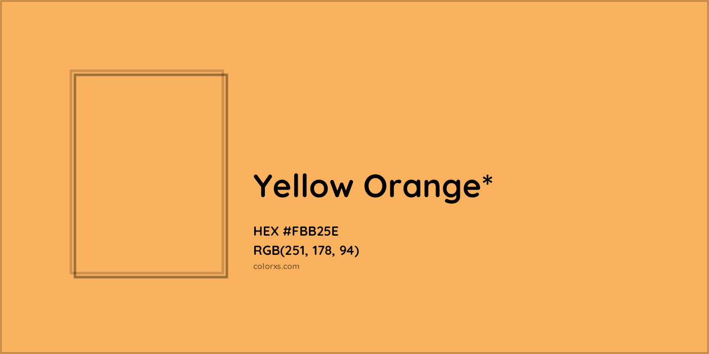 HEX #FBB25E Color Name, Color Code, Palettes, Similar Paints, Images
