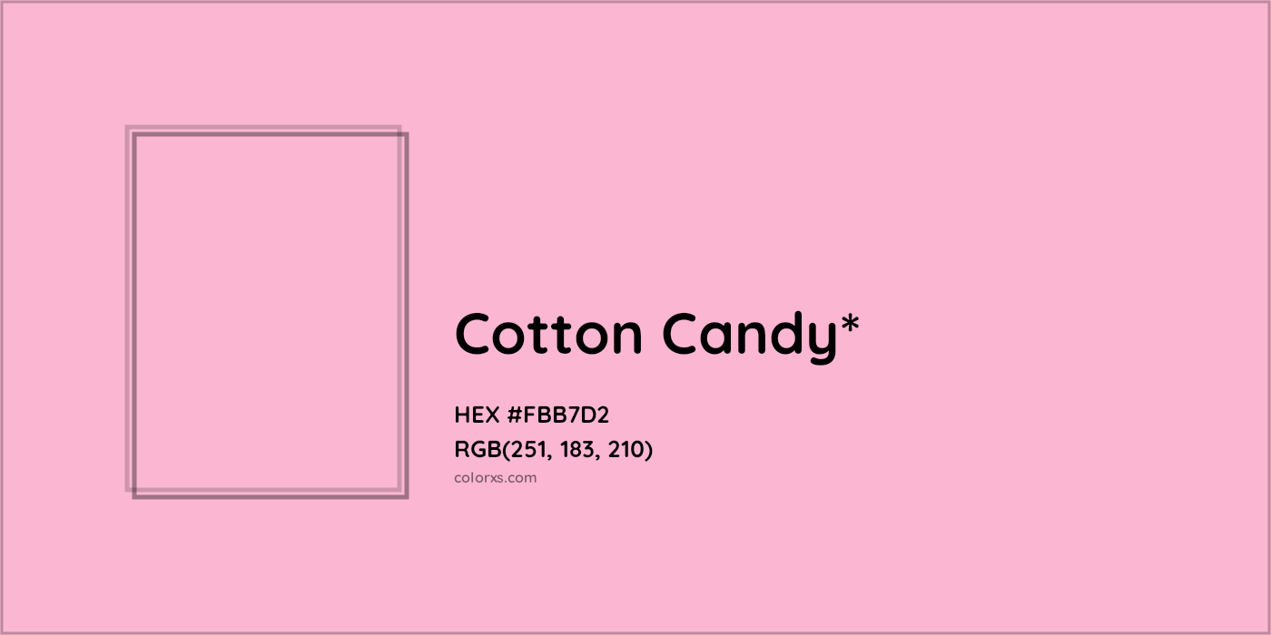 HEX #FBB7D2 Color Name, Color Code, Palettes, Similar Paints, Images