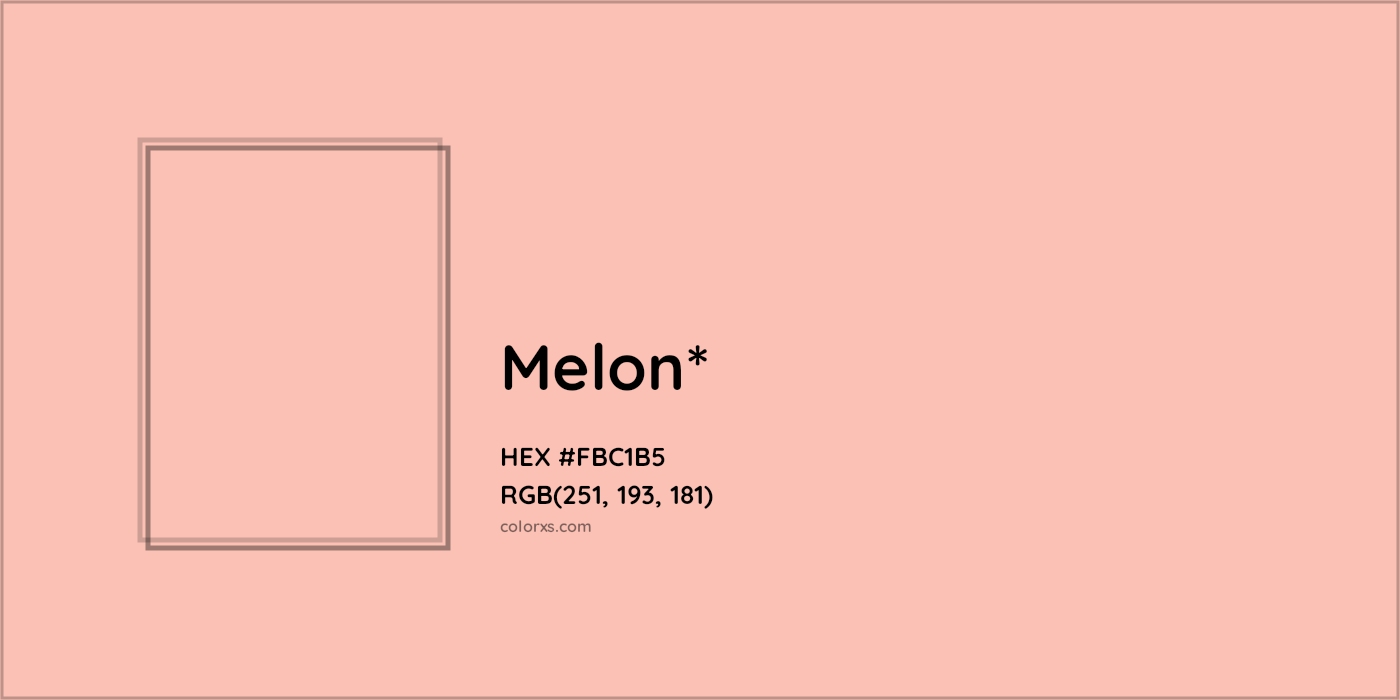 HEX #FBC1B5 Color Name, Color Code, Palettes, Similar Paints, Images