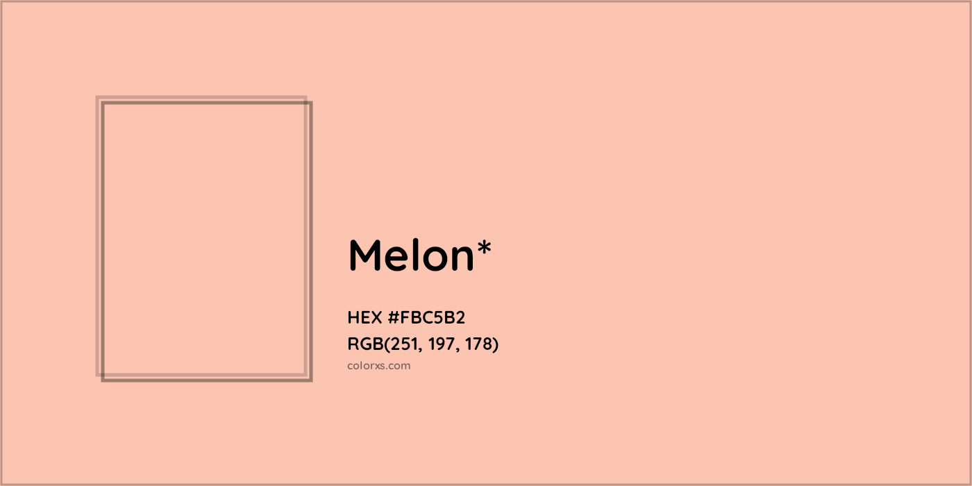 HEX #FBC5B2 Color Name, Color Code, Palettes, Similar Paints, Images