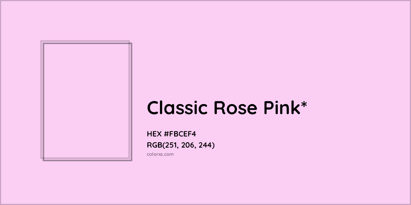 HEX #FBCEF4 Color Name, Color Code, Palettes, Similar Paints, Images