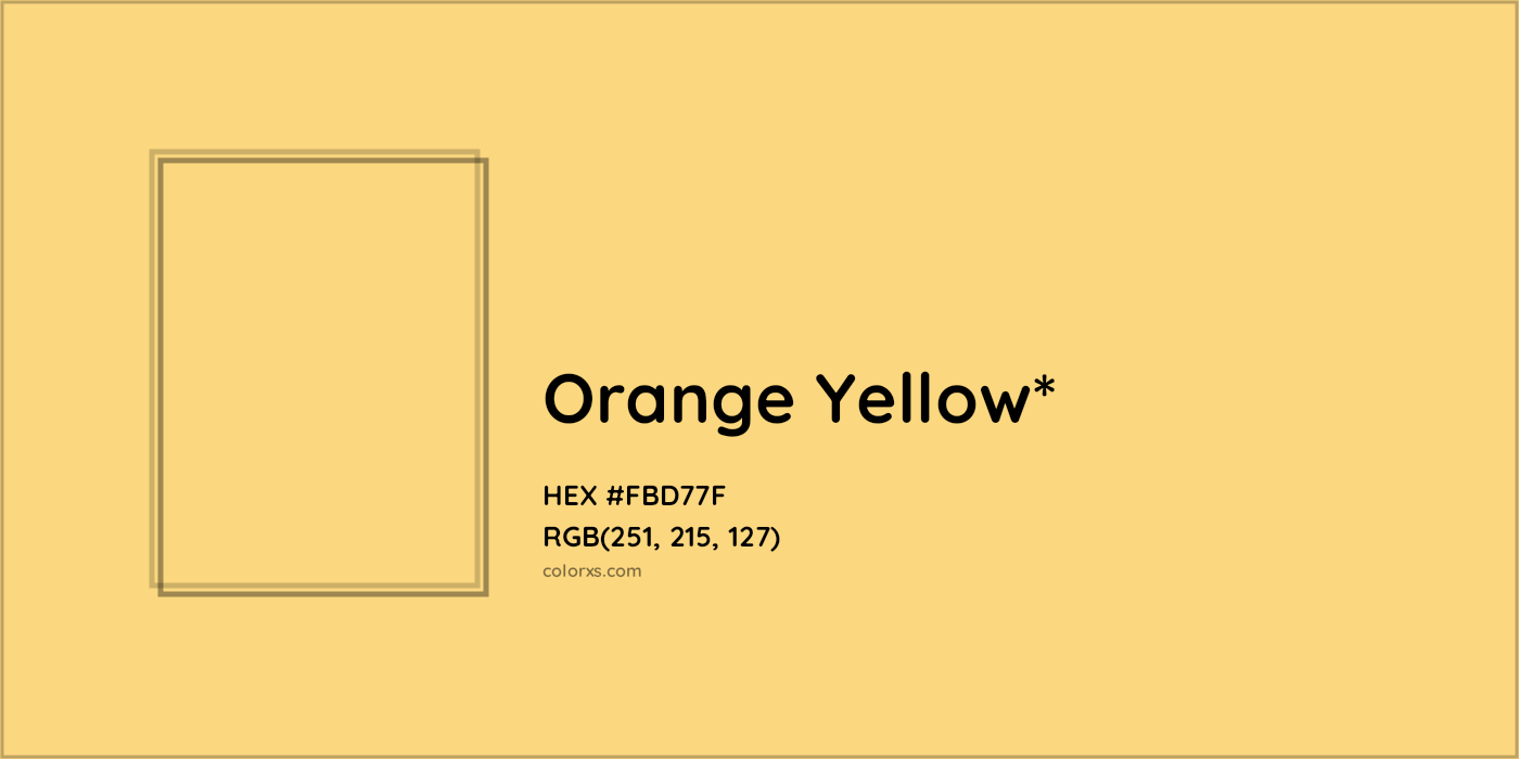 HEX #FBD77F Color Name, Color Code, Palettes, Similar Paints, Images
