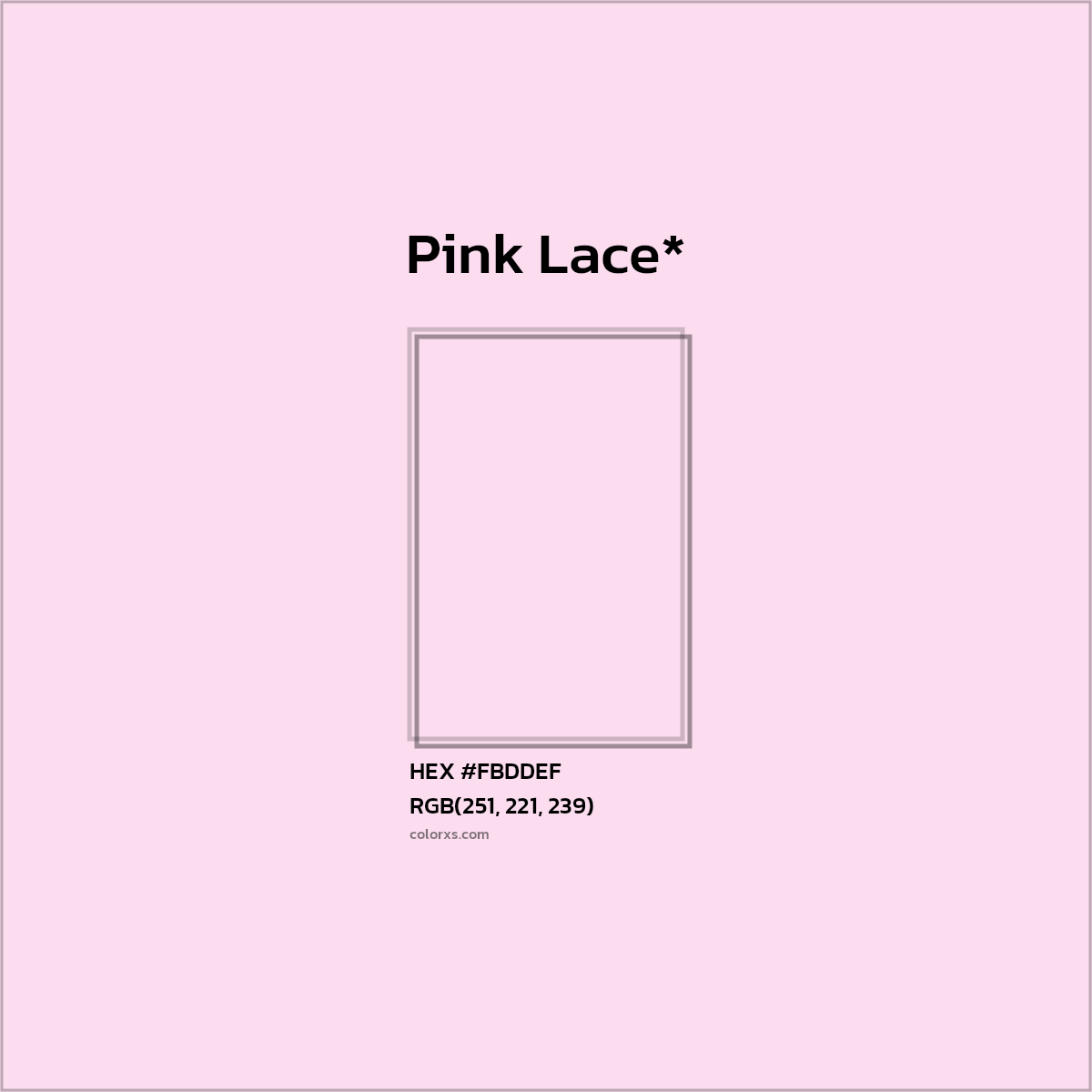 HEX #FBDDEF Color Name, Color Code, Palettes, Similar Paints, Images