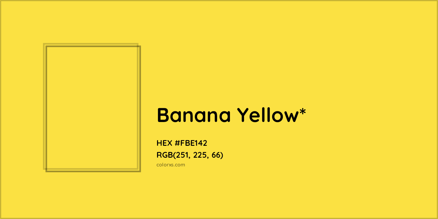 HEX #FBE142 Color Name, Color Code, Palettes, Similar Paints, Images