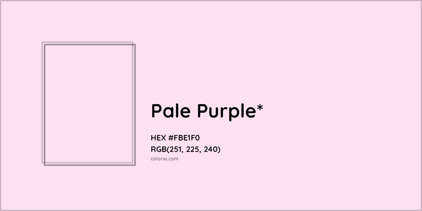 HEX #FBE1F0 Color Name, Color Code, Palettes, Similar Paints, Images