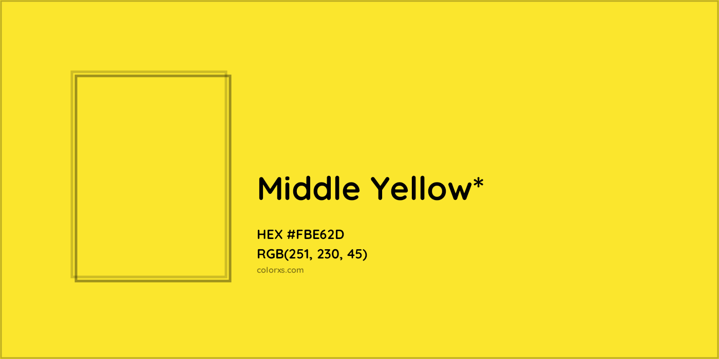 HEX #FBE62D Color Name, Color Code, Palettes, Similar Paints, Images
