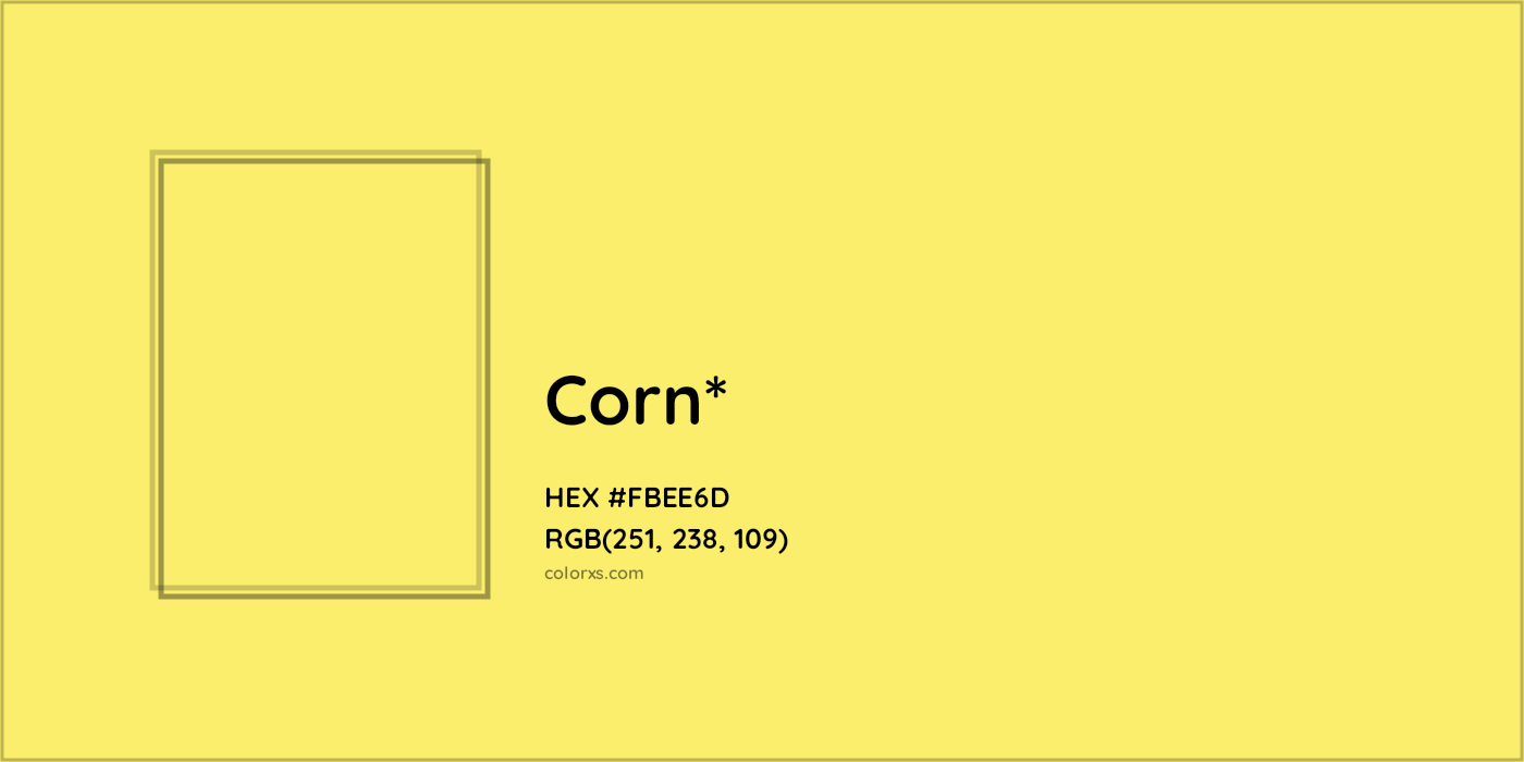 HEX #FBEE6D Color Name, Color Code, Palettes, Similar Paints, Images