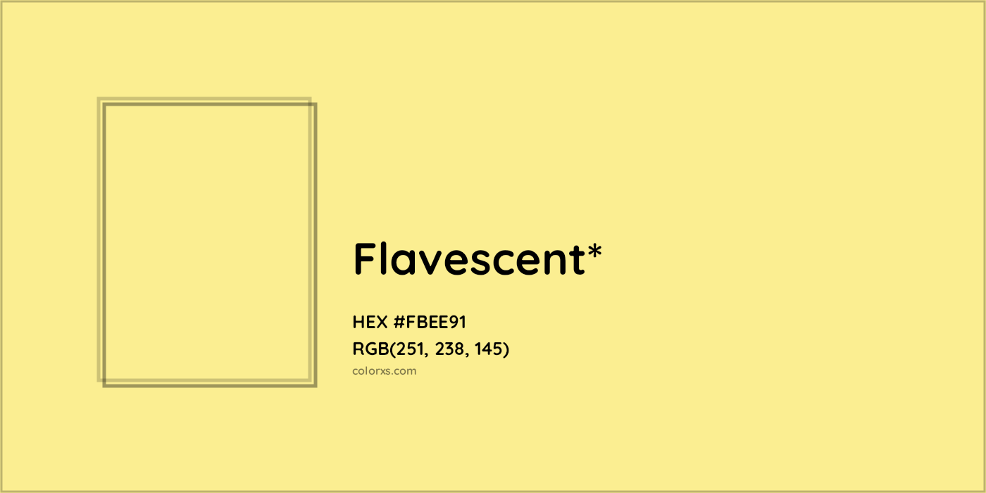 HEX #FBEE91 Color Name, Color Code, Palettes, Similar Paints, Images
