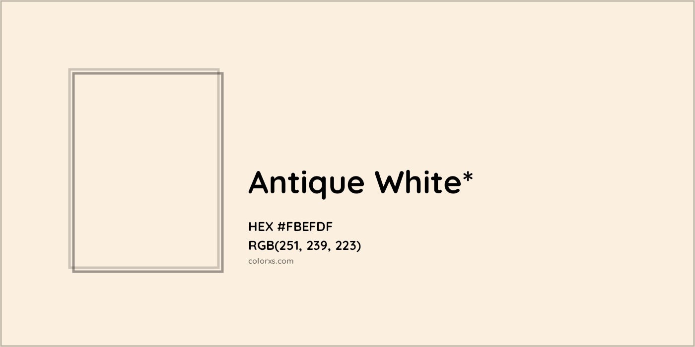 HEX #FBEFDF Color Name, Color Code, Palettes, Similar Paints, Images
