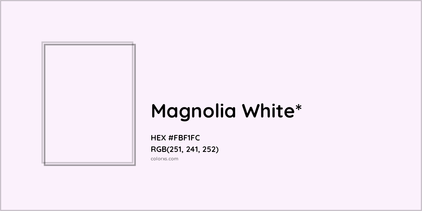 HEX #FBF1FC Color Name, Color Code, Palettes, Similar Paints, Images