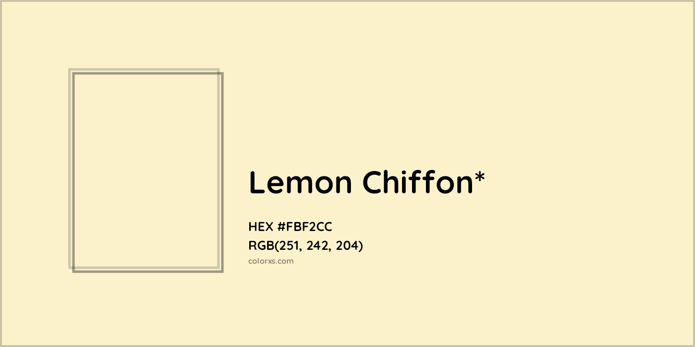 HEX #FBF2CC Color Name, Color Code, Palettes, Similar Paints, Images