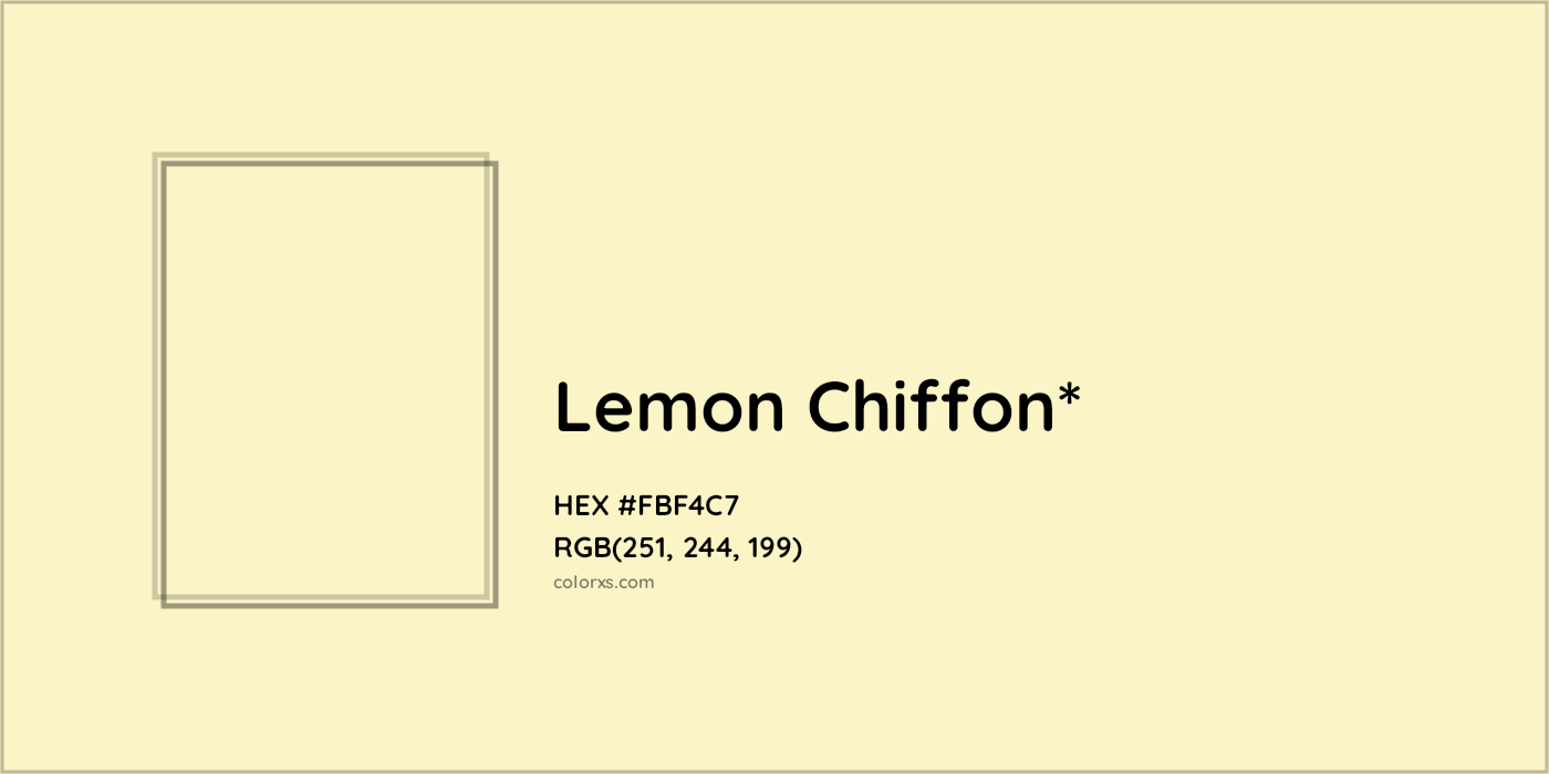 HEX #FBF4C7 Color Name, Color Code, Palettes, Similar Paints, Images