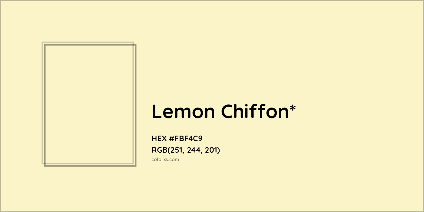 HEX #FBF4C9 Color Name, Color Code, Palettes, Similar Paints, Images