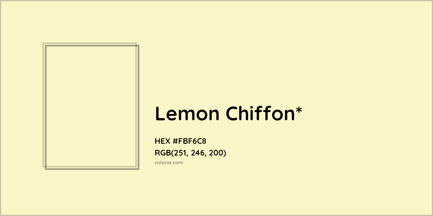 HEX #FBF6C8 Color Name, Color Code, Palettes, Similar Paints, Images