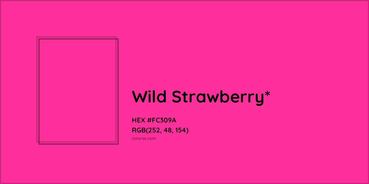 HEX #FC309A Color Name, Color Code, Palettes, Similar Paints, Images