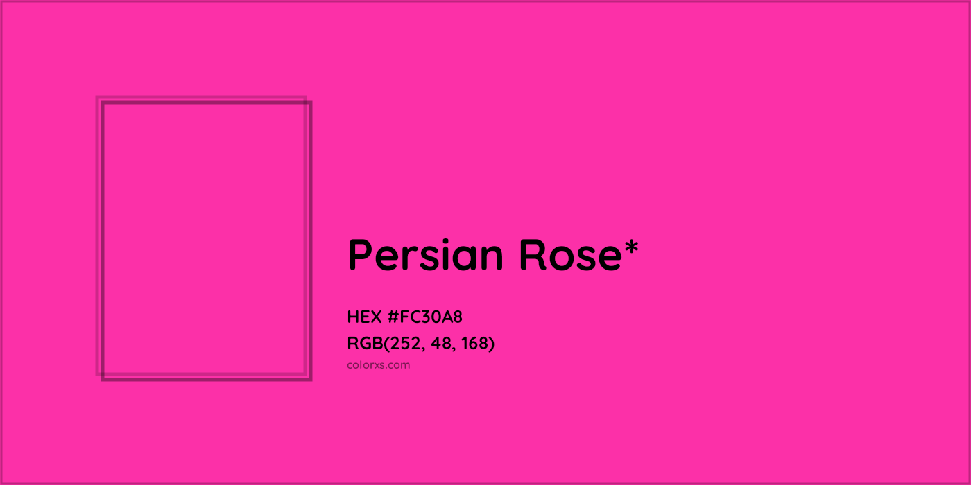 HEX #FC30A8 Color Name, Color Code, Palettes, Similar Paints, Images