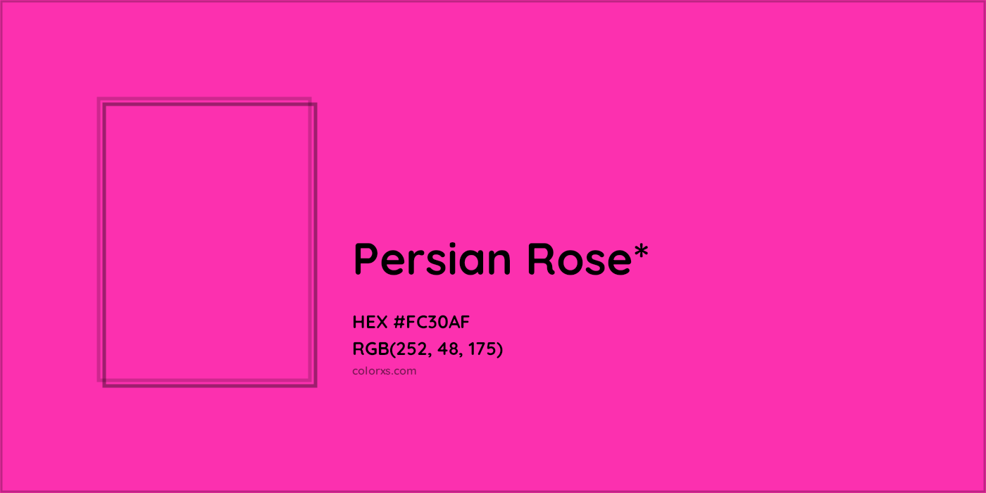 HEX #FC30AF Color Name, Color Code, Palettes, Similar Paints, Images